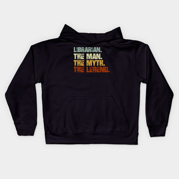 Librarian Kids Hoodie by designbym